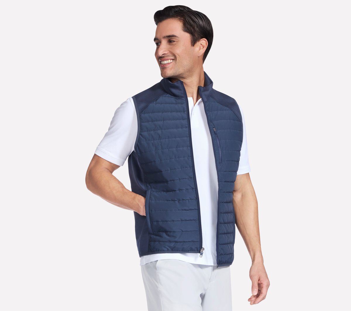 GO SHIELD Cozy Fit Hybrid Vest | Skechers online shop