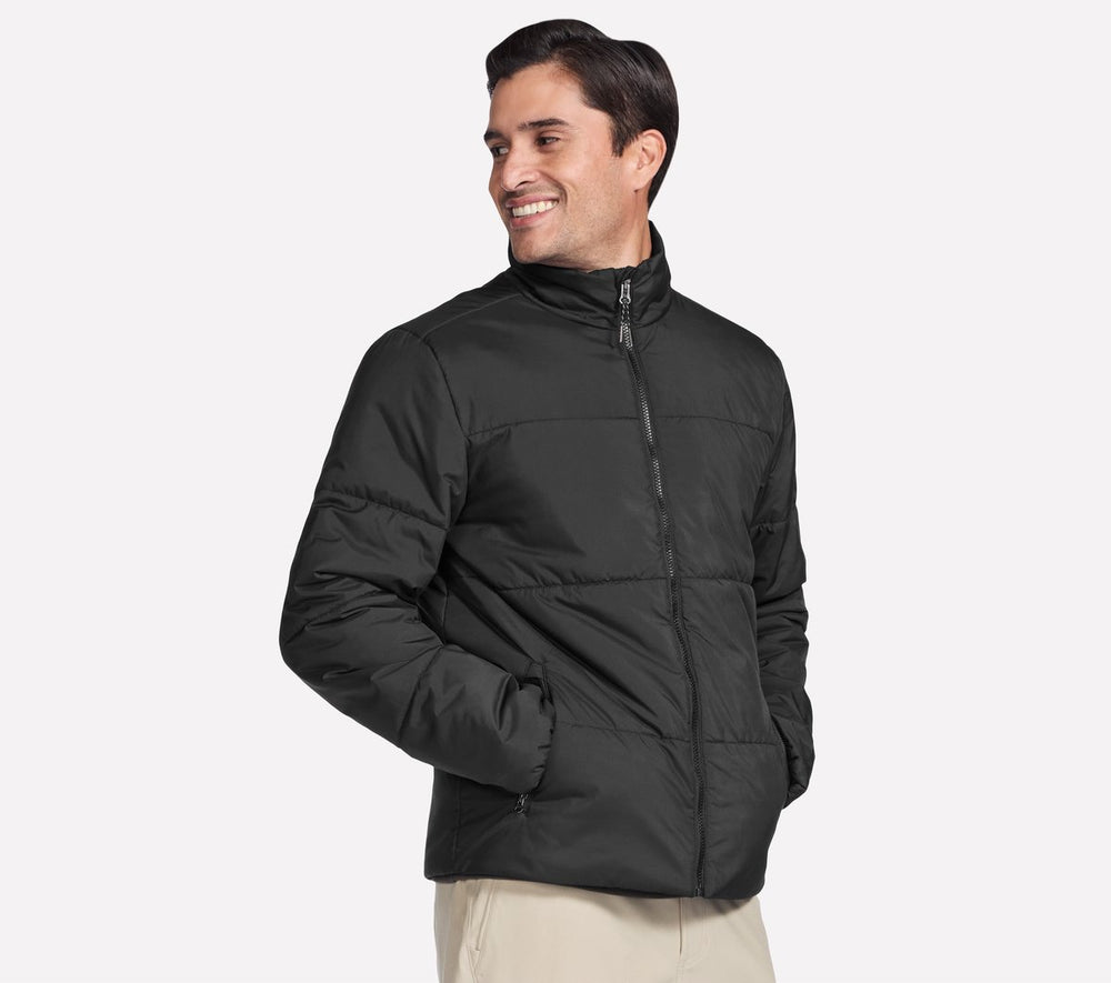 GO SHIELD Cozy Fit Traverse Down Jacket | Skechers on sale