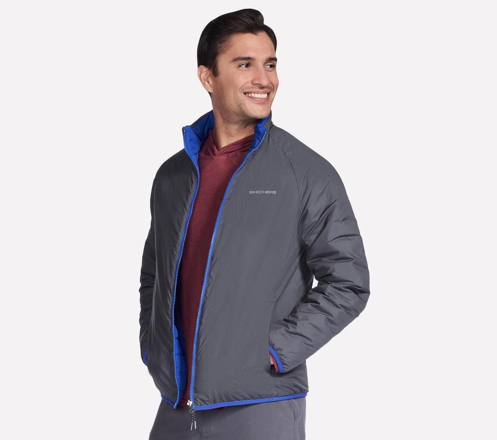 GO SHIELD Cozy Fit Altitude Reversible Jacket | Skechers discount