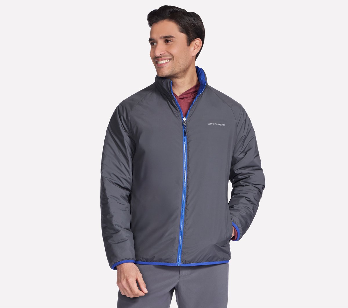 GO SHIELD Cozy Fit Altitude Reversible Jacket | Skechers discount