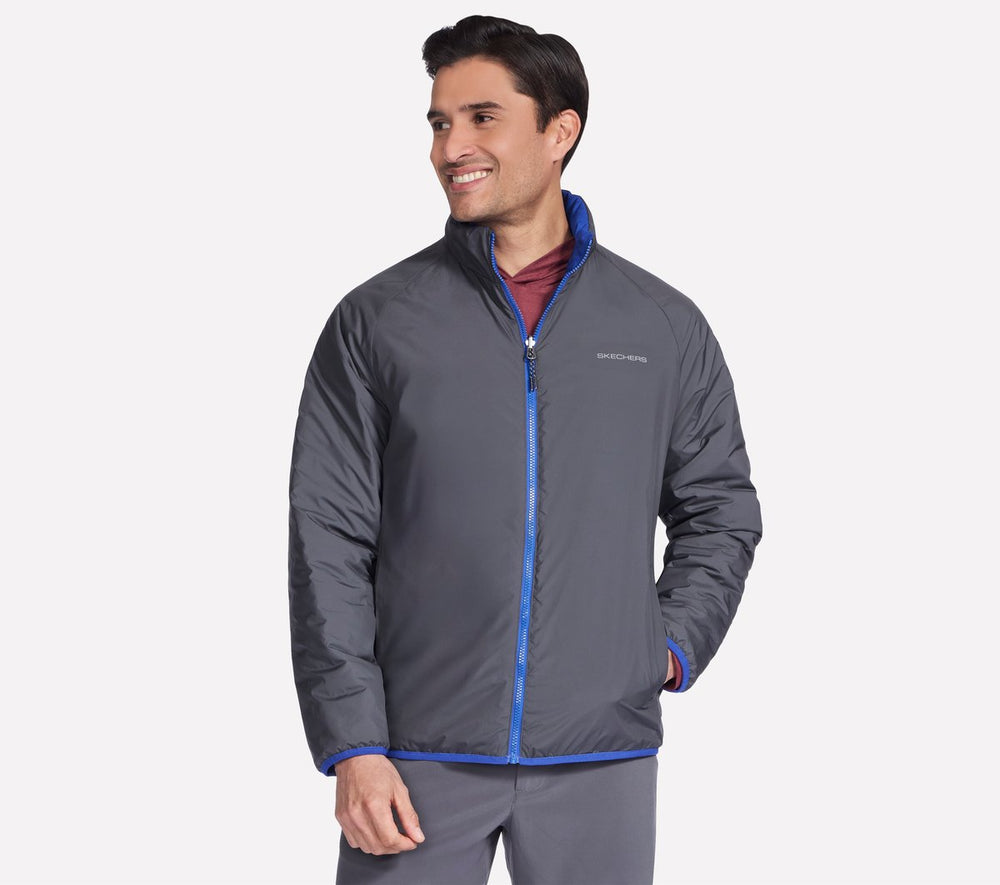 GO SHIELD Cozy Fit Altitude Reversible Jacket | Skechers discount