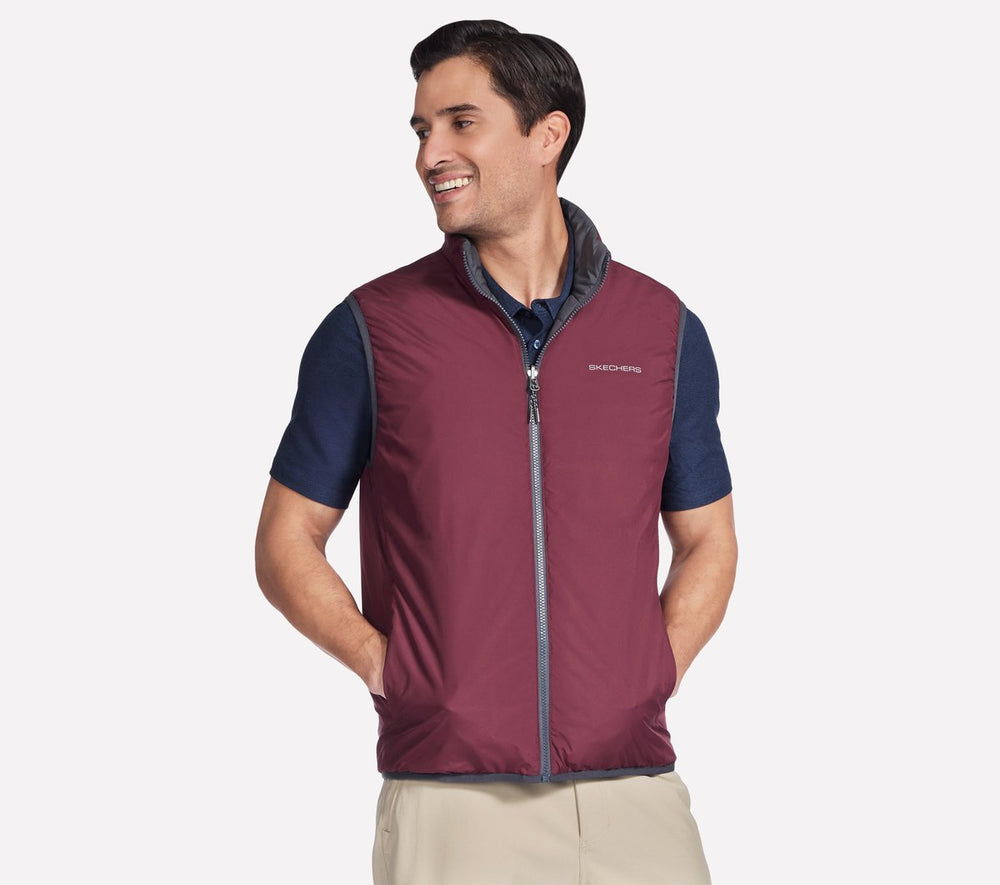 GO SHIELD Cozy Fit Altitude Reversible Vest | Skechers on sale