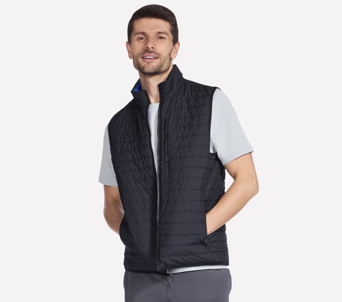 GO SHIELD Cozy Fit Altitude Reversible Vest | Skechers on sale