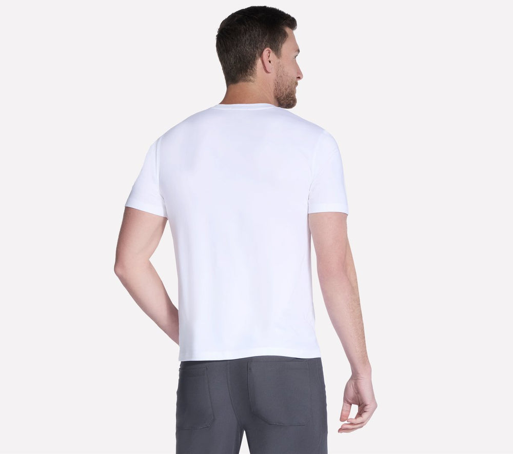 GO DRI Pima Short Sleeve V-Neck | Skechers near me