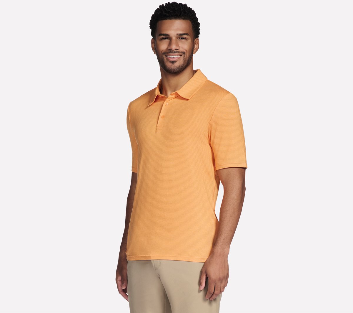 GO GOLF GO DRI All Day Stripe Polo | Skechers online shop