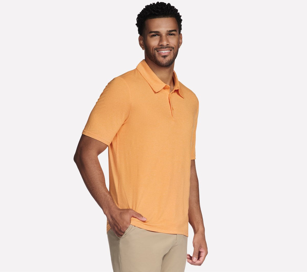 GO GOLF GO DRI All Day Stripe Polo | Skechers online shop