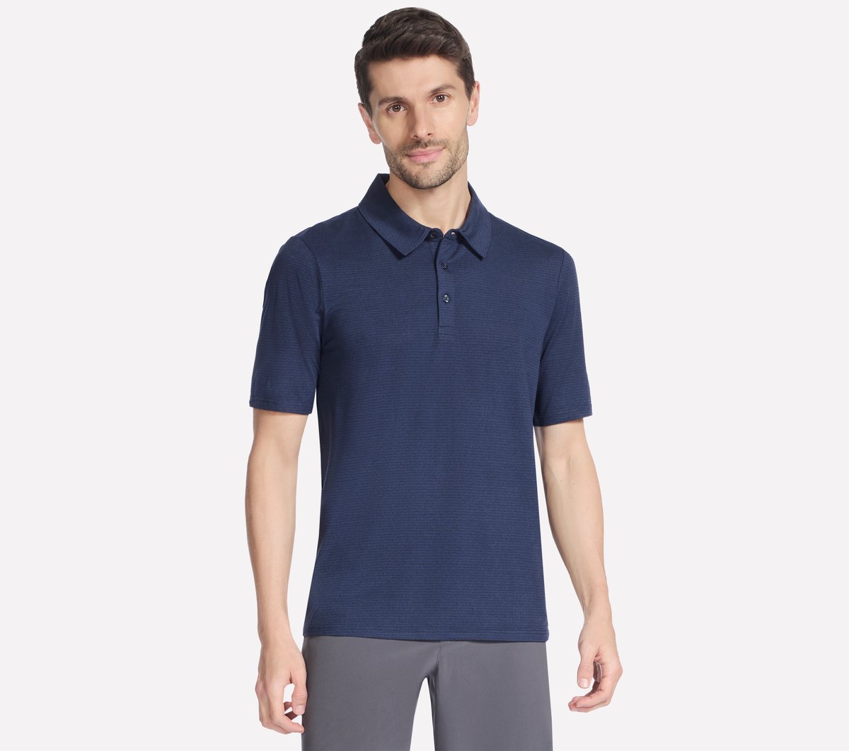 GO GOLF GO DRI All Day Stripe Polo | Skechers online shop