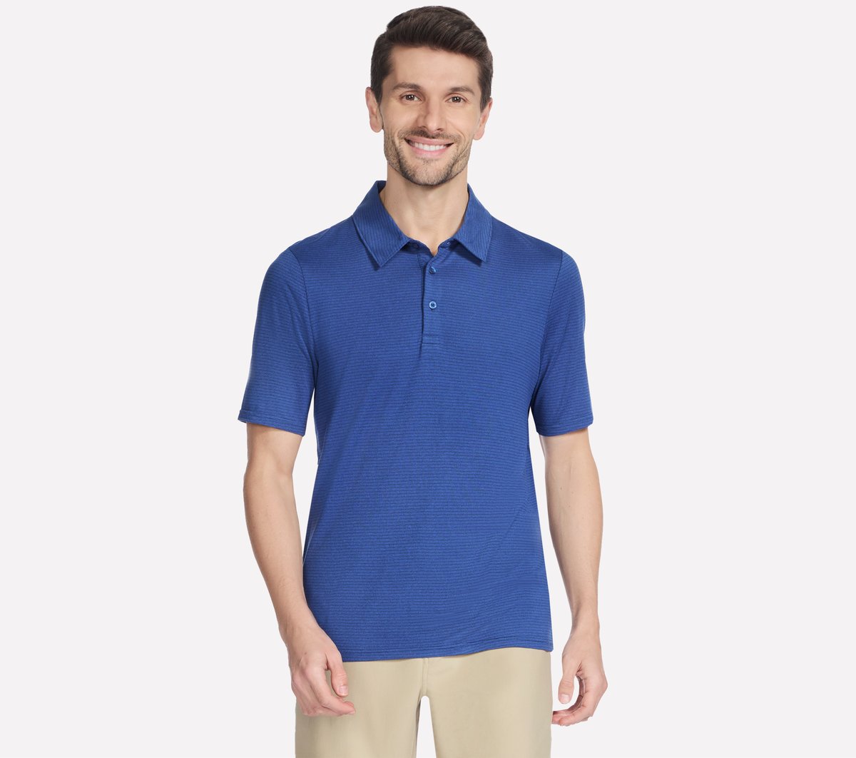 GO GOLF GO DRI All Day Stripe Polo | Skechers online shop