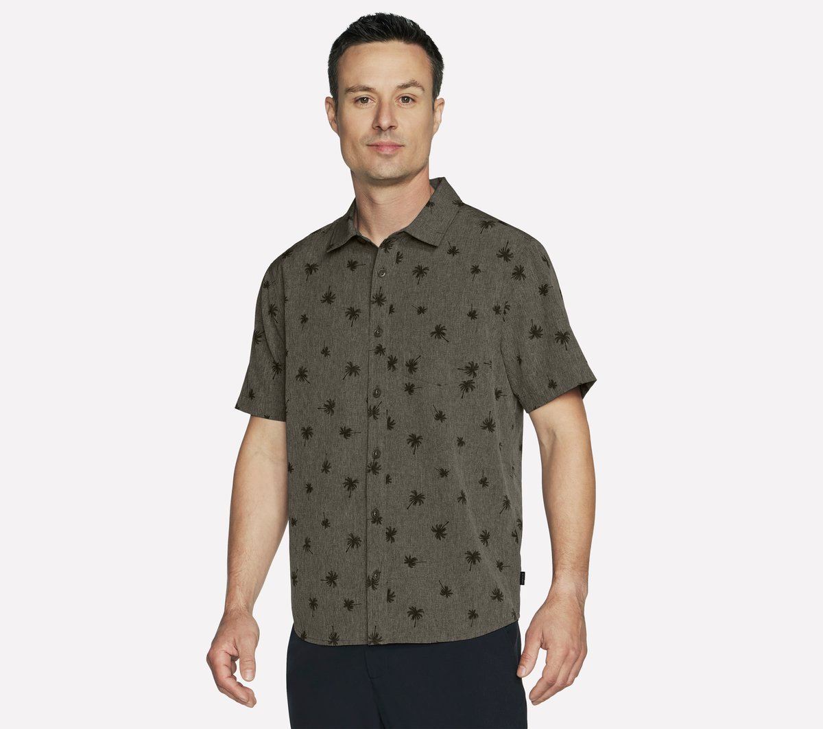 The GO WALK Air Printed Short Sleeve Shirt | Skechers for sale