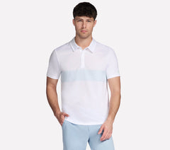 GO DRI Charge Palm Stripe Polo | Skechers near me