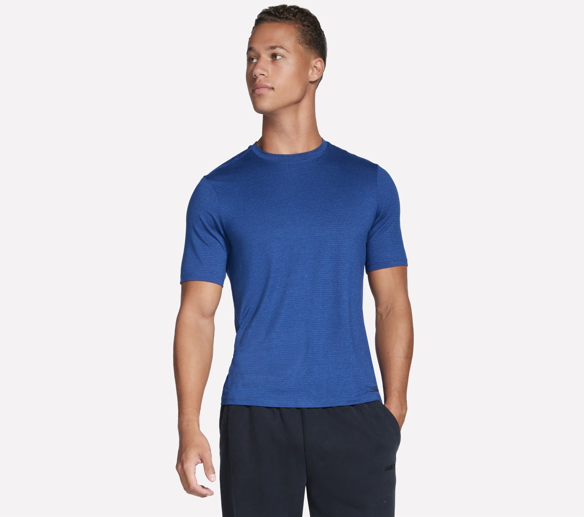 GO DRI All Day Stripe Tee | Skechers for sale