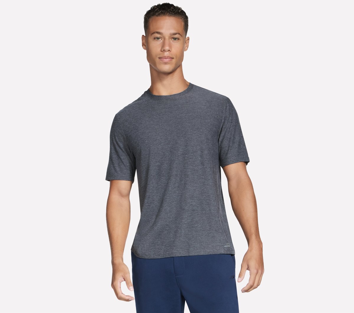 GO DRI All Day Stripe Tee | Skechers for sale