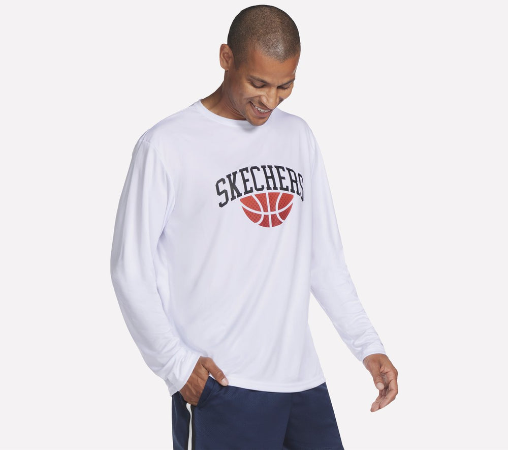 Hoops Long Sleeve Tee | Skechers outlet
