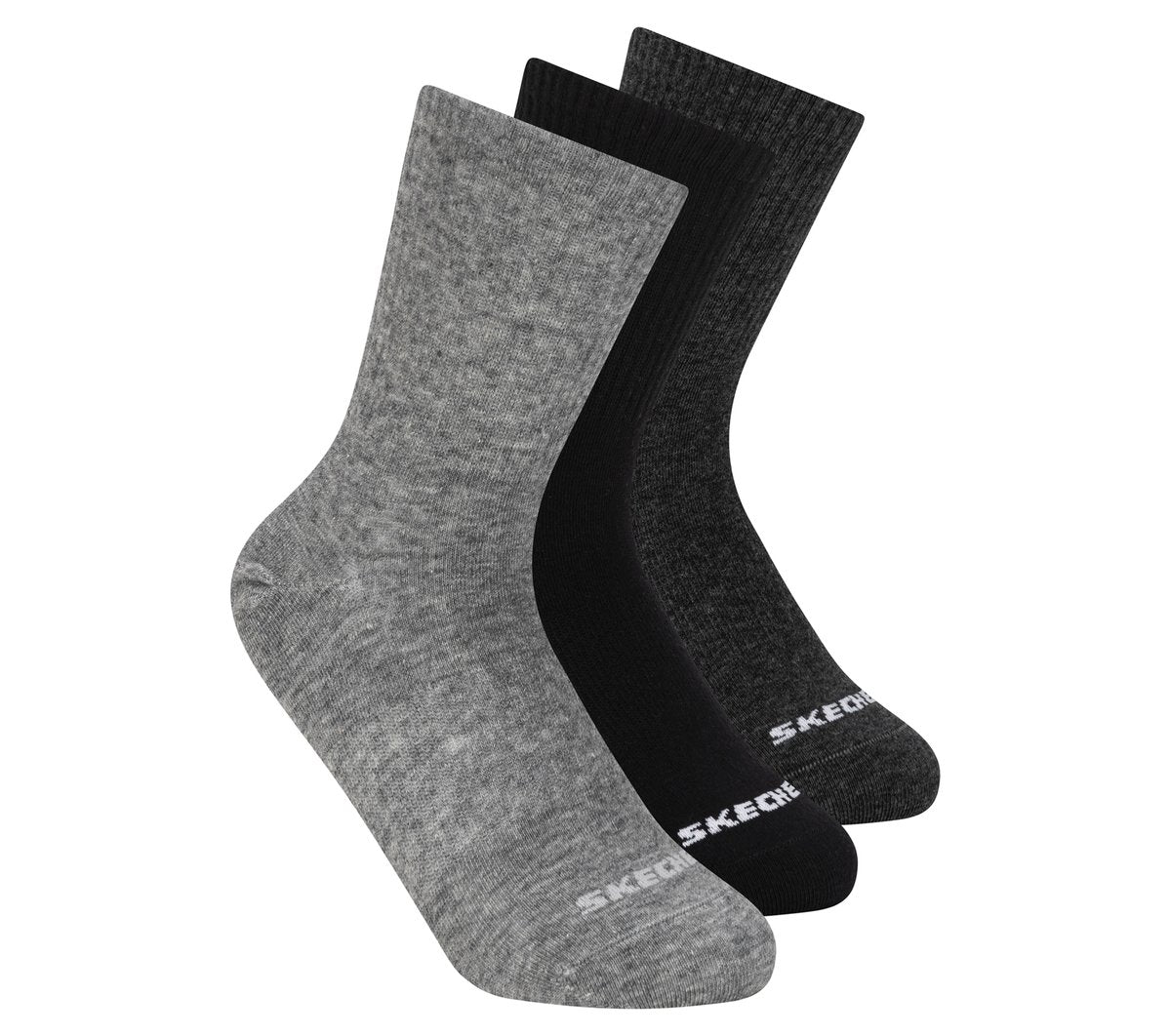 3 Pack Boys' Crew Cotton Socks | Skechers discount