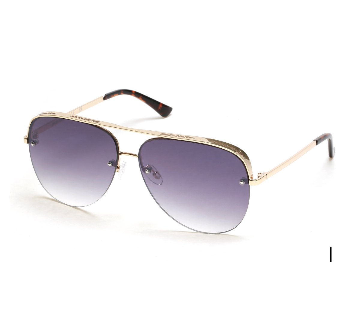 Semi-Rimless Metal Aviator | Skechers outlet