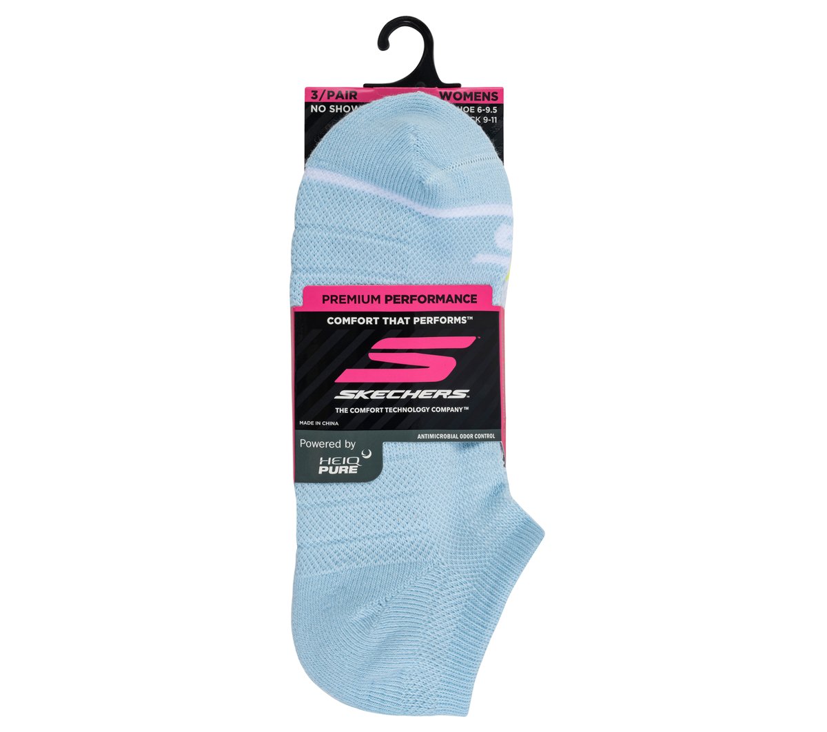 3 Pack Women's No Show Premium Basic Socks | Skechers on sale