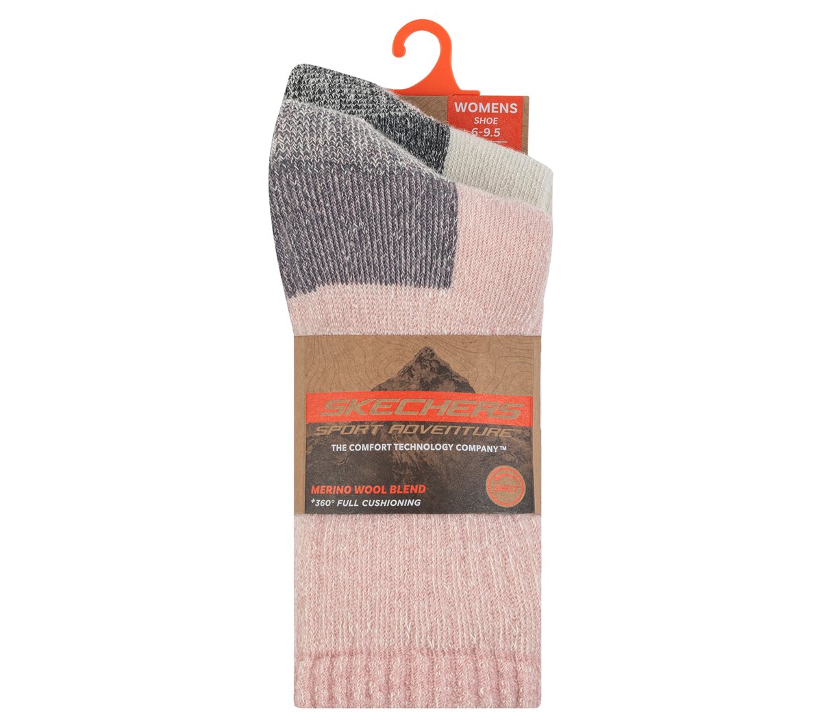 2 Pack Women's Crew Wool Socks | Skechers outlet