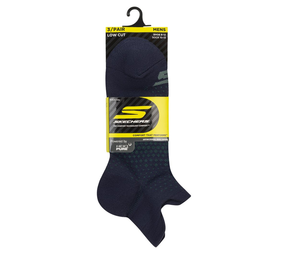 3 Pack Men's Low Cut Socks | Skechers on sale