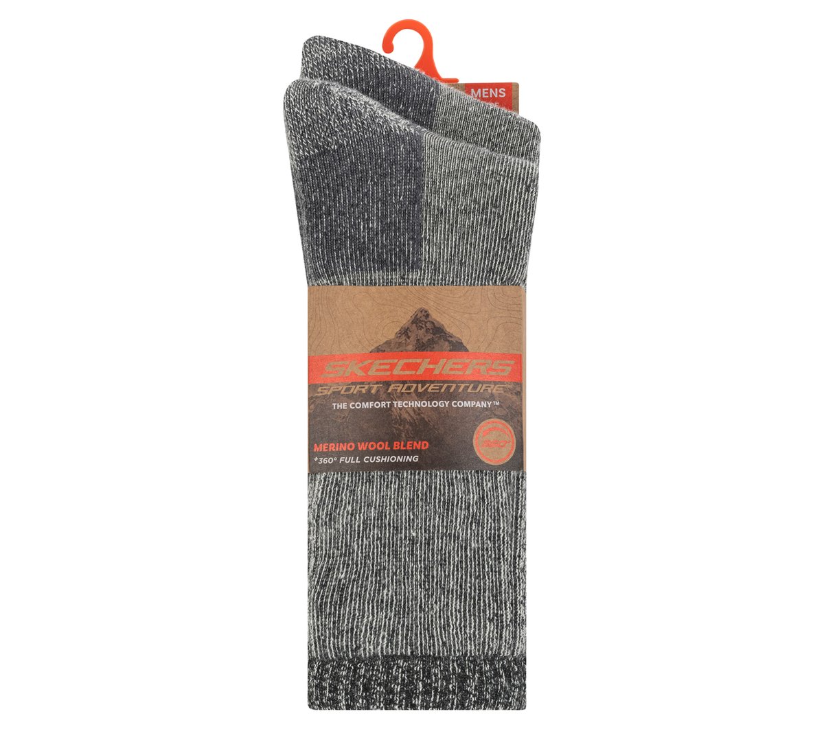 2 Pack Men's Crew Wool Socks | Skechers discount