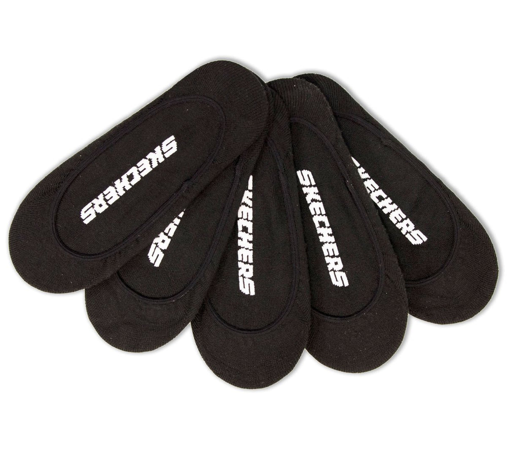 5 Pack Non Terry Solid Liner Socks | Skechers near me