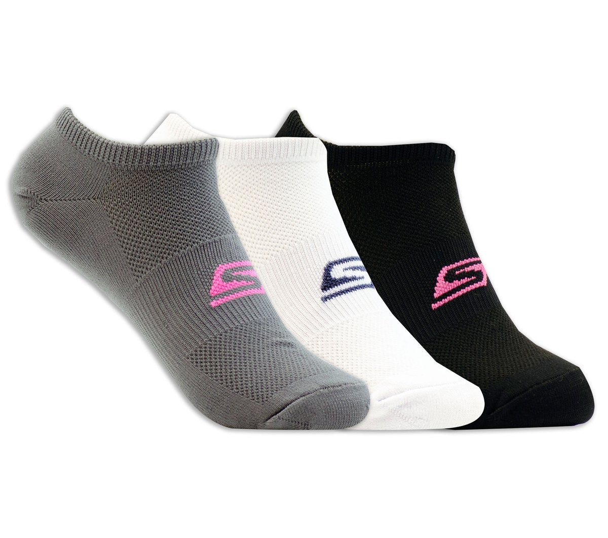 3 Pack No Show Stretch Socks | Skechers on sale