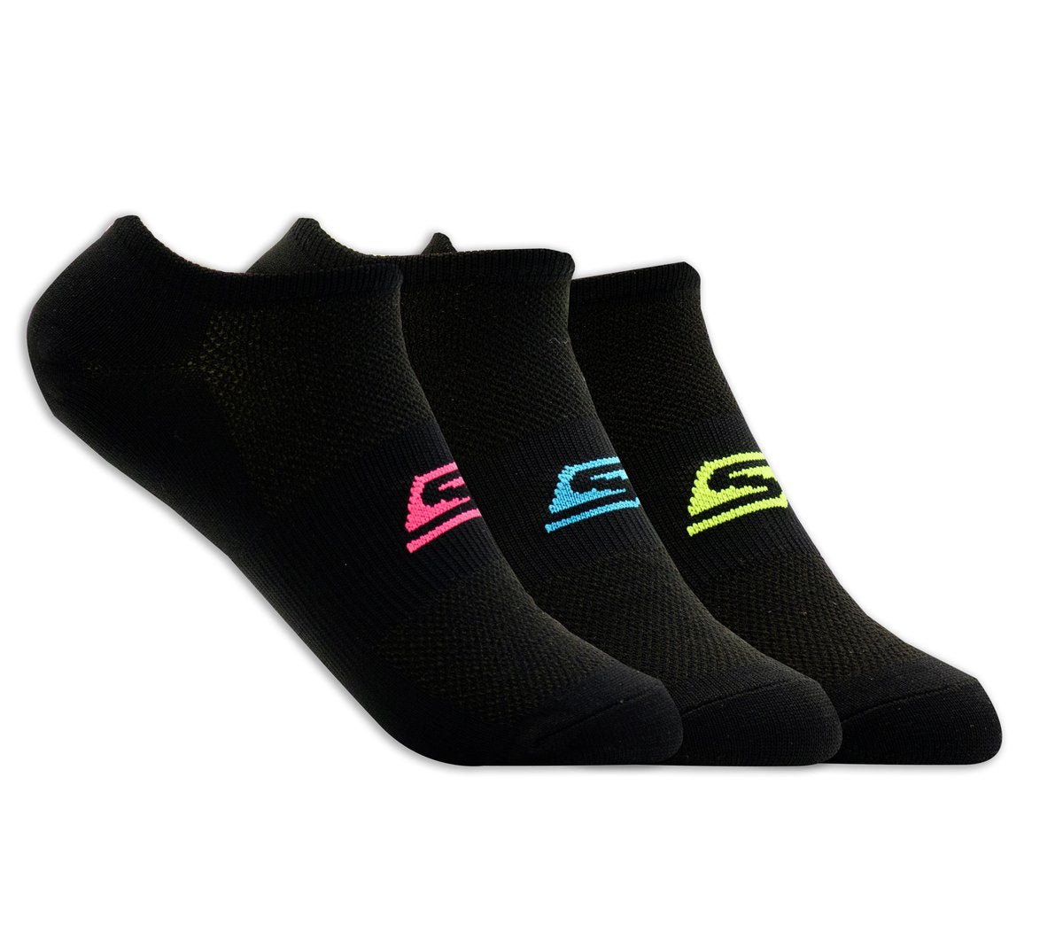3 Pack No Show Stretch Socks | Skechers on sale