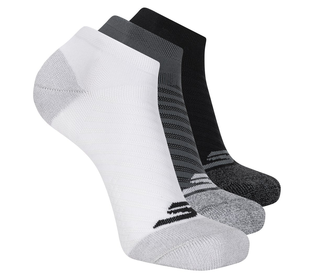 3 Pack Men's Terry Low Cut Socks | Skechers outlet