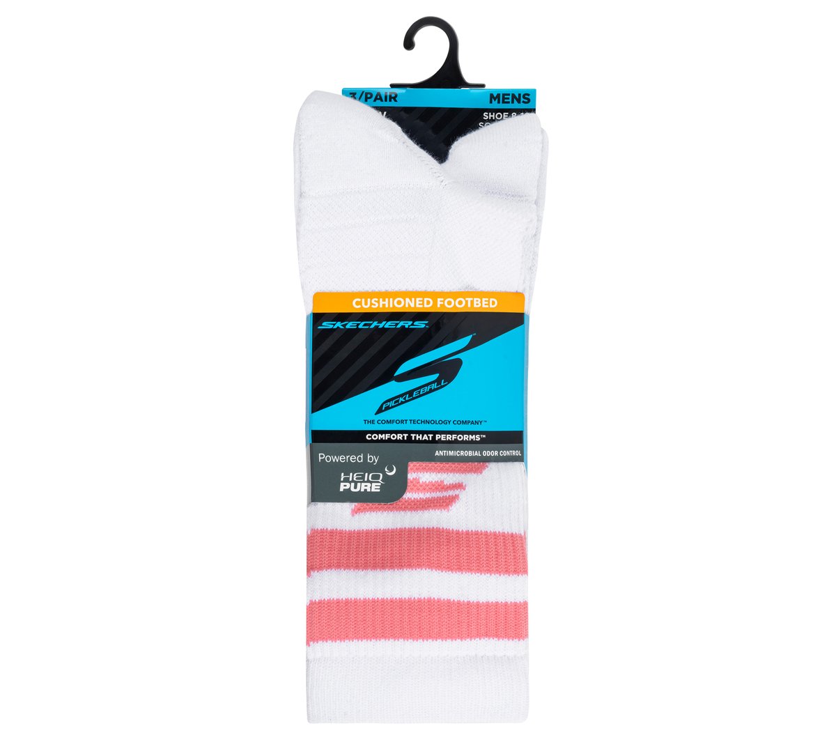 3 Pack Performance Pickleball Crew Socks | Skechers on sale