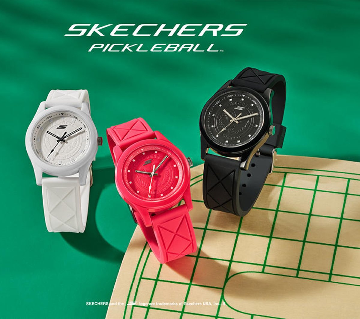 Pickleball Dial Quilt Watch | Skechers discount